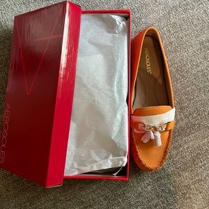 New orange Aerosoles Loafers